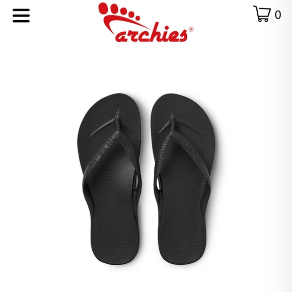 archie arch flip flops